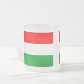 Tasse Givré Drapeau Hongrie (Devant gauche)
