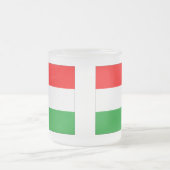 Tasse Givré Drapeau Hongrie (Centre)