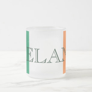 Tasse Givré Drapeau irlandais bataille d'Irlande