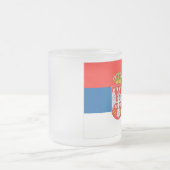 Tasse Givré Drapeau serbe (Centre)