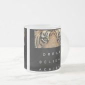 Tasse Givré Dream Believe Atteindre Citation Motivationnelle M (Devant droit)