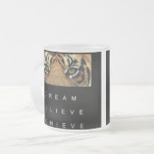 Tasse Givré Dream Believe Atteindre Citation Motivationnelle M (Devant gauche)