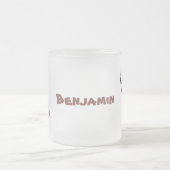 Tasse Givré Drôle affamé pulette affamée dessin animé (Centre)