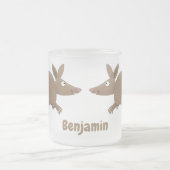 Tasse Givré Drôle armadillo joyeux dessin animé (Centre)