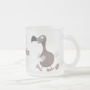 Tasse Givré Drôle dessin animé d'oiseau de dodo