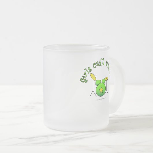 Tasse Givré Drumset - Vert (Devant droit)