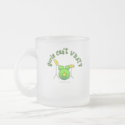 Tasse Givré Drumset - Vert (Gauche)