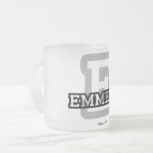 Tasse Givré E est pour Emmett (Devant gauche)