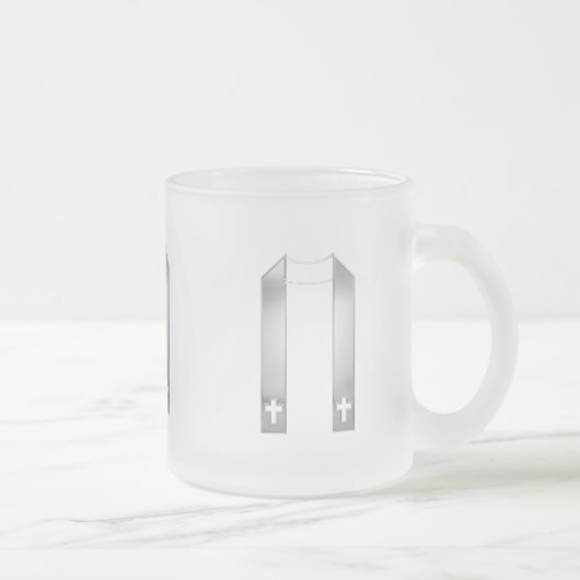 Tasse Givré Écouter en 3D Le Stole de prêtre en argent (Droit)