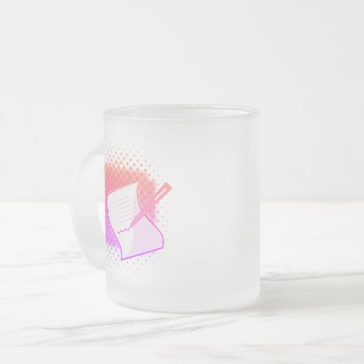 Tasse Givré Écriture Lover (Devant gauche)