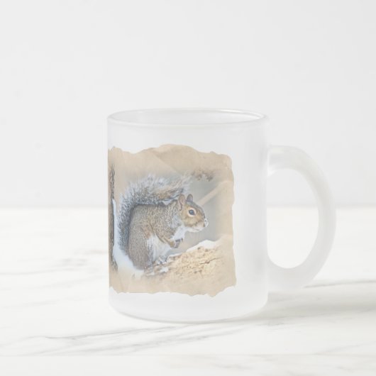 Tasse Givré Écureuil gris de l'Est - Sciurus carolinensis (Droit)