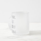 Tasse Givré Effacer la boue de verre de 10 oz (Devant gauche)