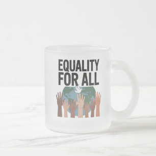 Tasse Givré Égalité pour tous – Journée des droits de l'homme