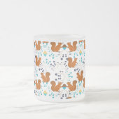 Tasse Givré Eichhörnchen mit Eicheln Beeren Muster (Centre)