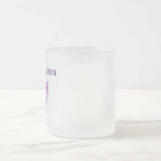 Tasse Givré Élégante branche lilas aquarelle (Centre)