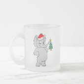 Tasse Givré Éléphant de Noël (Gauche)