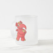 Tasse Givré Elephante rouge joyeux (Devant gauche)