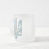 Tasse Givré Emblème national de l'Ukraine (Devant gauche)