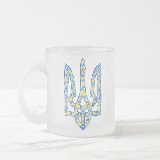 Tasse Givré Emblème national de l'Ukraine (Gauche)