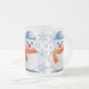 Tasse Givré emoji de bonhomme de neige