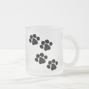 Tasse Givré Empreintes de pattes
