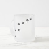 Tasse Givré Empreintes de pattes (Devant gauche)