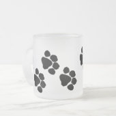 Tasse Givré Empreintes de pattes animaux (Devant gauche)