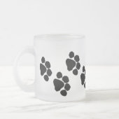 Tasse Givré Empreintes de pattes animaux (Gauche)