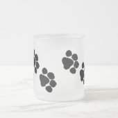 Tasse Givré Empreintes de pattes animaux (Centre)