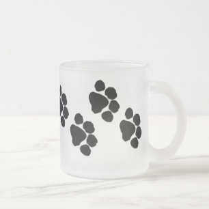 Tasse Givré Empreintes de pattes animaux