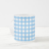 Tasse Givré En vichy bleu ciel (Devant gauche)