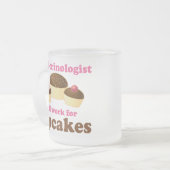 Tasse Givré Endocrinologue drôle (Devant gauche)