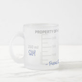 Tasse Givré Enseignant en sciences, labo de bécher cadeau de d (Gauche)