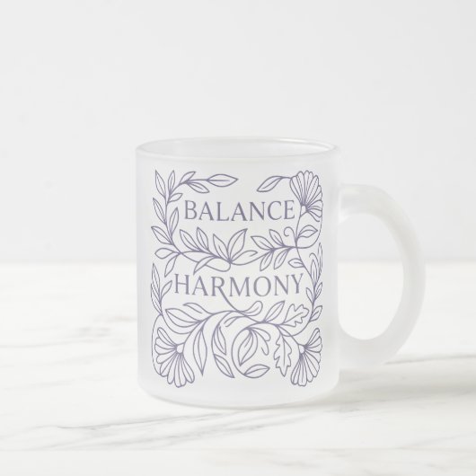 Tasse Givré Équilibre & Harmonie (Droit)