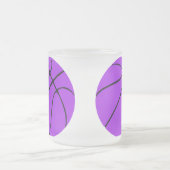 Tasse Givré Équipe de basket-ball violet personnalisée Sports (Centre)
