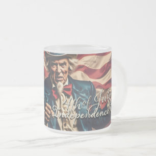 Tasse Givré Esprit de liberté en rouge, blanc et bleu