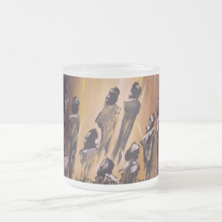 Tasse Givré Et la terre a indiqué la paix