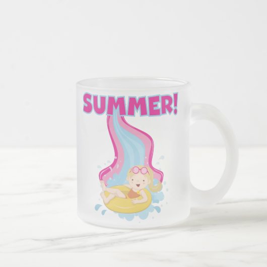 Tasse Givré Été blond de fille (Droit)