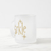 Tasse Givré Étincelle en or (Devant gauche)