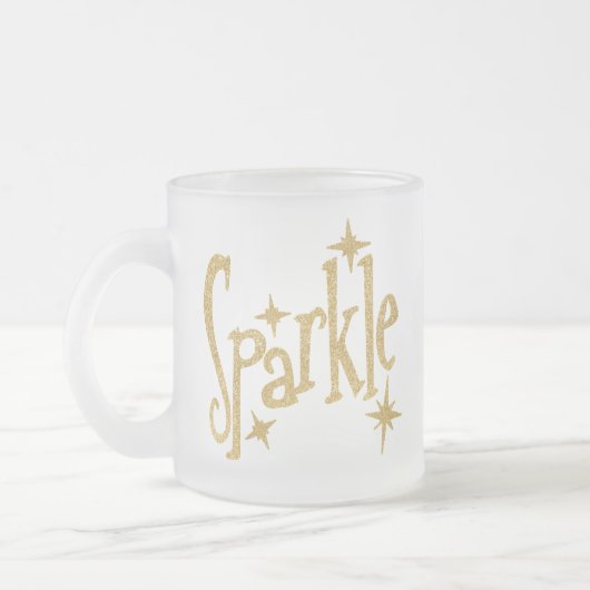 Tasse Givré Étincelle en or (Gauche)