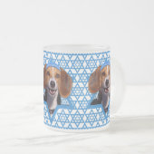 Tasse Givré Étoile de David de Hanoukka - beagle (Devant droit)