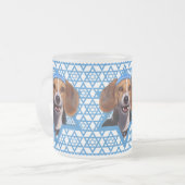Tasse Givré Étoile de David de Hanoukka - beagle (Devant gauche)
