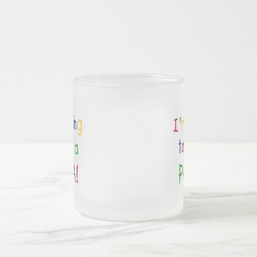 Tasse Givré Être un Papa - Couleurs primaires (Centre)