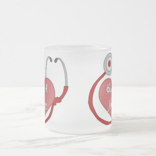 Tasse Givré Étreignez une infirmière (Centre)