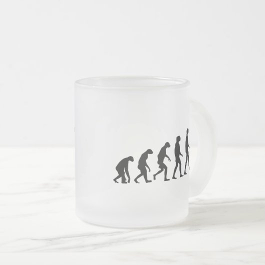 Tasse Givré Évolution du culturisme (Devant droit)