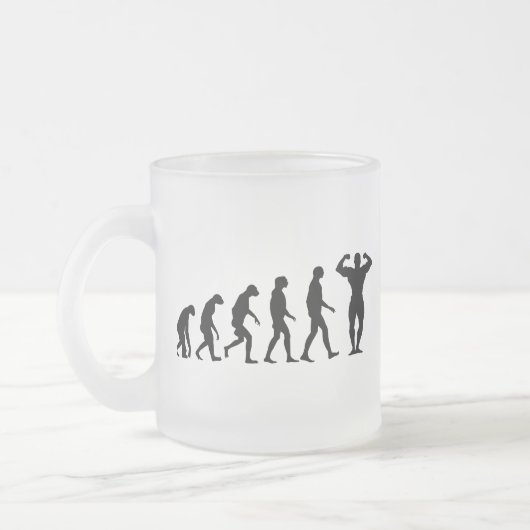 Tasse Givré Évolution du culturisme (Gauche)