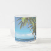 Tasse Givré Exotic beach throw pillow (Devant gauche)