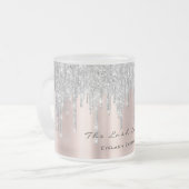 Tasse Givré Eyelash Extention Beauté Rose étincelle Maquillage (Devant gauche)