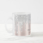 Tasse Givré Eyelash Extention Beauté Rose étincelle Maquillage (Gauche)