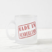 Tasse Givré Fait à Sunderland (Gauche)